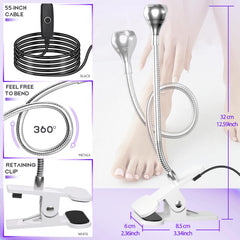 Geisofu rotatable nail light ideal for precise gel curing at any angle