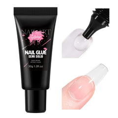 GELLAKTIK 30ml nail glue bottle pouring for quick hold on nails