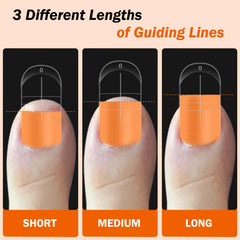 GELLAKTIK flexible ABS toe forms are reusable and residue-free