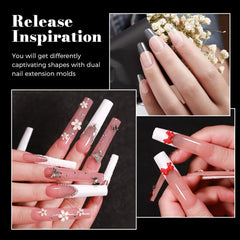 GELLAKTIK French tip stickers designs for elegant French manicure accents.