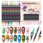 GELLAKTIK set de 24 colores con doble punta para uñas