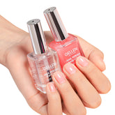 GELLEN capa base transparente: base rápida para uñas limpias y duraderas.