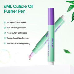 GELLEN Ceramic Cuticle Pusher at 45-degree angle for precise edge care.