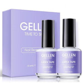 GELLEN cinta látex uñas, barrera secado rápido para diseño limpio.