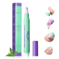 GELLEN Cuticle Oil Pusher Pen nourishes cuticles during a home manicure.