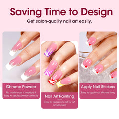 Gellen easy-to-use gel tips for quick, professional-looking manicures.