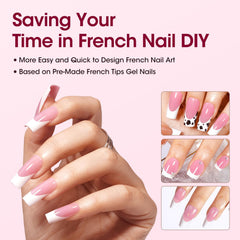 Gellen tips with thickened front edge deliver lasting strength during daily use.