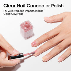 GELLEN ridges filler texture swatch demonstrates smoother nail surface.