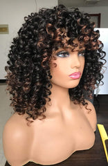GEMBON Curly Afro Wig breathable cap highlights all-day comfort and airflow.
