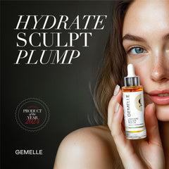 Gemelle face oil application glide enables smooth gua sha rituals.