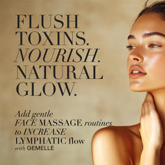 Close-up of smooth oil texture showing quick absorption.