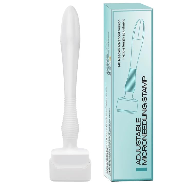 GEMERRY AMZ Derma Stamp with 0.25mm needles for gentle at-home facial care.
