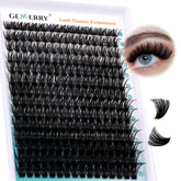 GEMERRY eyelash clusters tray with 280pcs for versatile DIY looks.