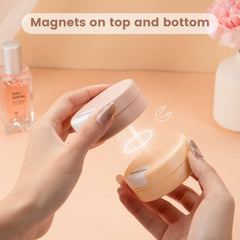 Gemice anti-drip cap leakproof jars prevent spills in bags during travel.