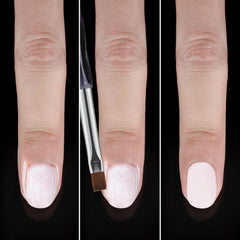 Gemsanva fine angled brush enables accurate details and crisp edges.