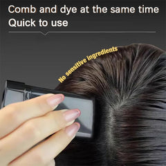 Generic 2Pack hair dye stick with built-in comb applicator in use