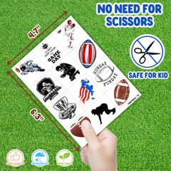 Generic Football Tattoos ideal for party decorations and rewards