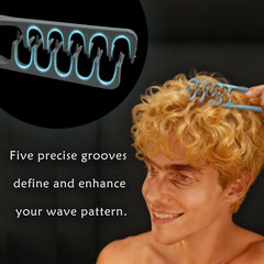 Generic Volumizing Texture Comb ergonomic handle supports comfortable, precise styling.