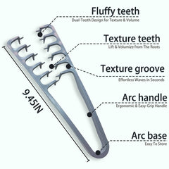 Generic Volumizing Texture Comb root lift bangs for seamless fringe styling.