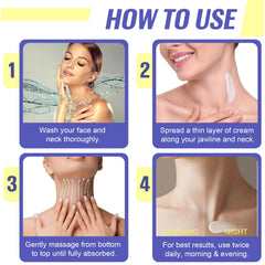 Generico crema cuello reafirmante, contorno definido.
