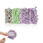 Set de lufas verdes de Generic para exfoliar y generar espuma suave.