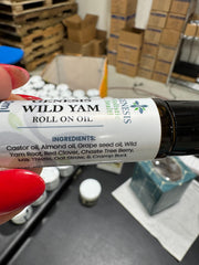Genesis Wild Yam Roll-On: ingredientes orgánicos para cuidado diario de la piel.