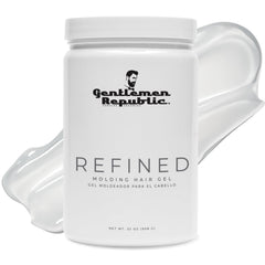Gentlemen Republic Refined Gel 32oz bottle for polished look with long-lasting hold