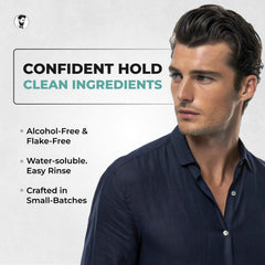 Label close-up shows Gentlemen Republic's alcohol-free formula.