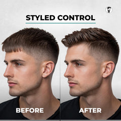 Texture swatch reveals Gentlemen Republic gel's flexible hold.