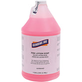Genuine Joe Jabon Loción Rosa en botella de galón lista para rellenar dispensadores