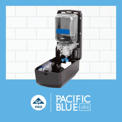 Dye-free, fragrance-free formula for mild hand washing with Pacific Blue Ultra.