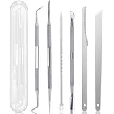 Geounzay ingrown toenail pedicure tool kit seven pieces for precise grooming and nail correction.