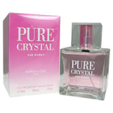 Geparlys Karen Low Pure Crystal bottle front view for elegant gifting and display.