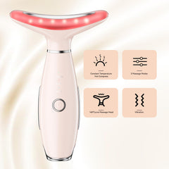 Gequip massage head with curved fit for easy facial contact