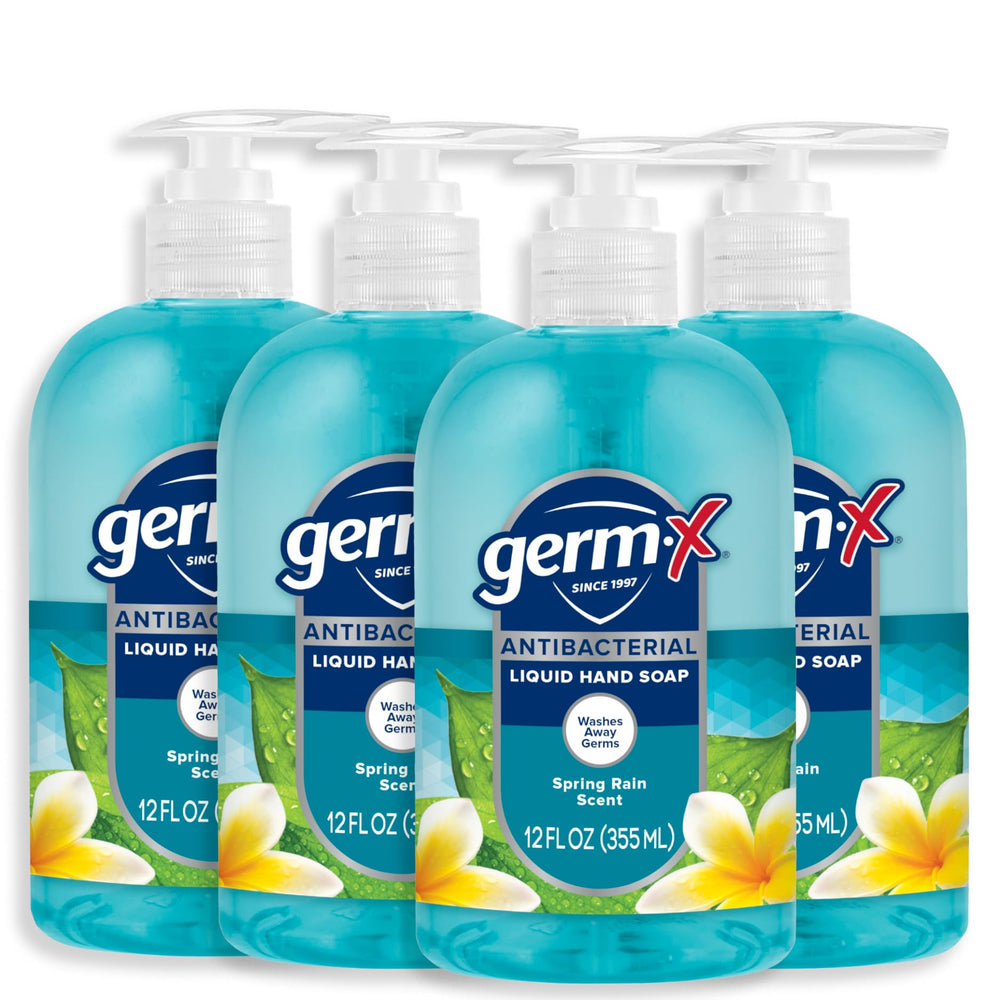 Germ-X jabón de manos con dispensador para uso diario en casa.