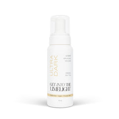 Get Into The Limelight ultra dark self tanner bottle pour reveals rich color for even tan.
