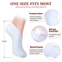 Geyoga calcetines pies secos, absorcion de crema para mayor efectividad.