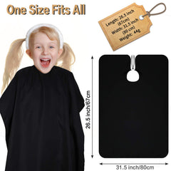 Geyoga kids barber cape shows waterproof anti-static fabric for mess-free styling sessions