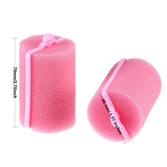 Geyoga soft-foam hair roller close-up pink, lightweight and gentle.
