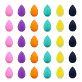 GFOUNS mini makeup sponge set in multicolor for precise facial application