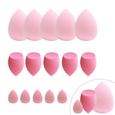 GFOUNS sponges variety pack with 15 pieces for versatile makeup applications.