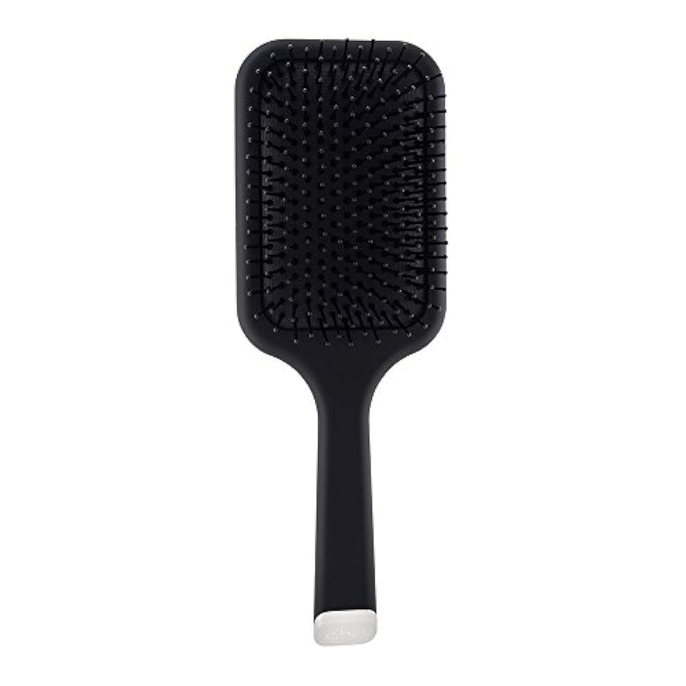 ghd All-Rounder Paddle Brush detangles with minimal breakage for long hair.