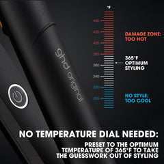 ghd Original Styler heats up in 30 seconds for quick styling sessions