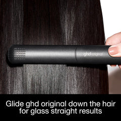 ghd Original Styler rounded barrel enables versatile waves, curls, and sleek straight looks