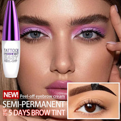 GHFCZOO Waterproof brow tint demonstrates long-wear performance.