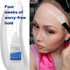 GhostBond Classic oil-resistance helps maintain adhesion on oily scalps.