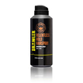 GIBS Brawler Bantamweight hairspray, botella con fijación duradera y acabado natural.