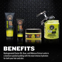 Aplicación en barba con pudín para suavizar y definir con GIBS.