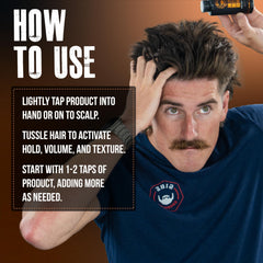 GIBS Grooming matte-finish hairstyle maintained with lightweight, residue-free formula.