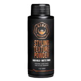 GIBS Grooming Texture Powder bottle delivering lightweight volume and a natural matte finish for all hair types.
